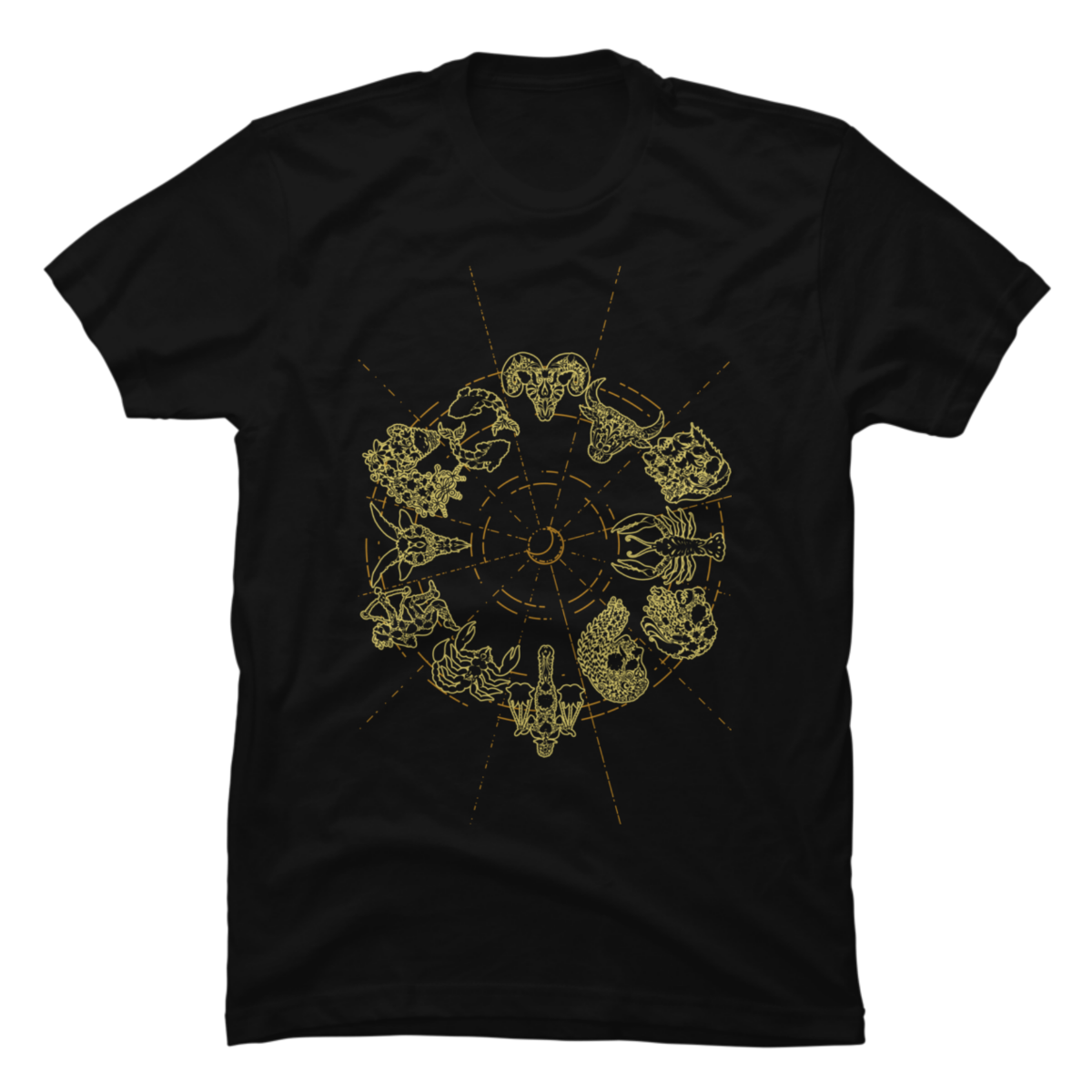zodiac wheel shirt